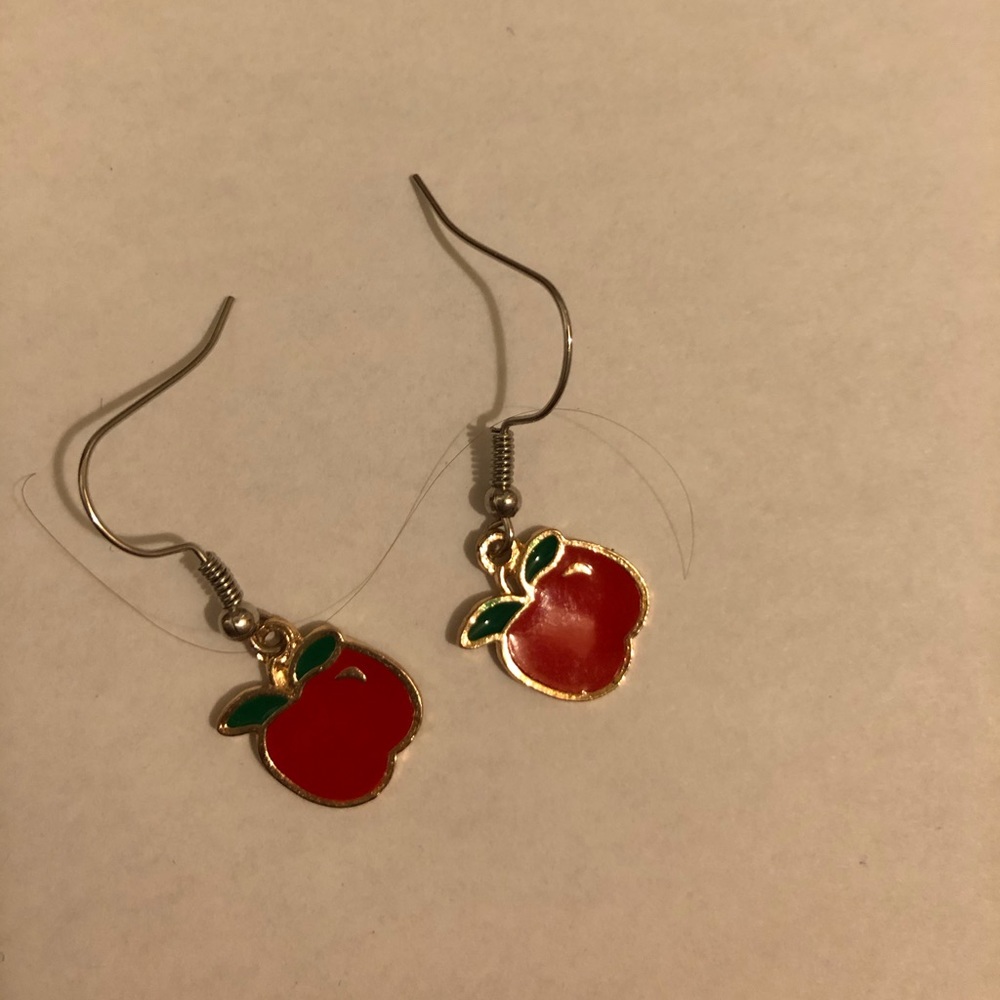 Apple earrings